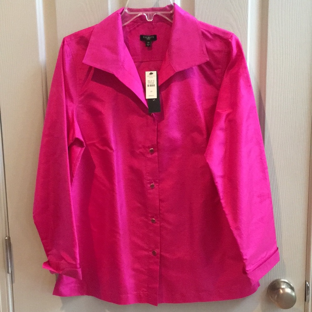 NWT Talbots silk blouse